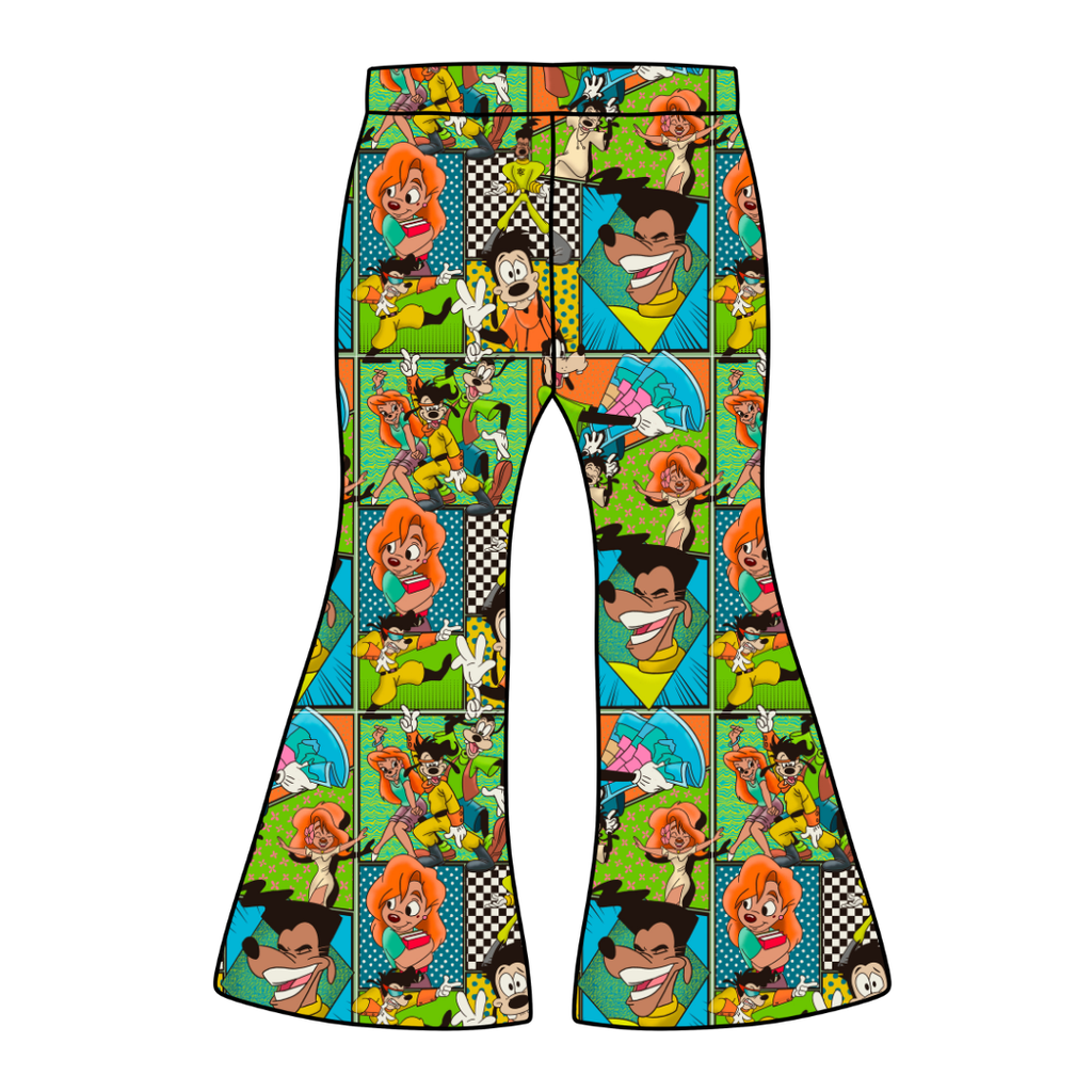 Stand Out Mod Adult Flare Bamboo Pants - Pre Order