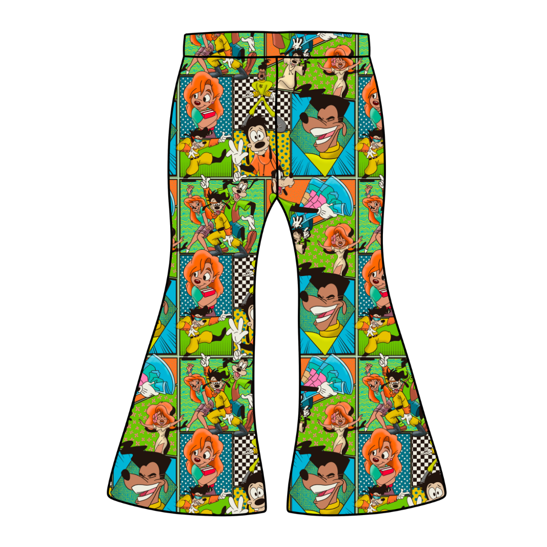 Stand Out Mod Adult Flare Bamboo Pants - Pre Order