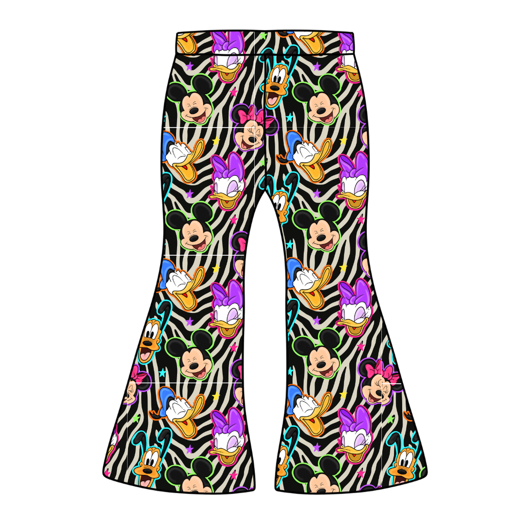 Throwback Crew Mod Adult Flare Bamboo Pants - Pre Order