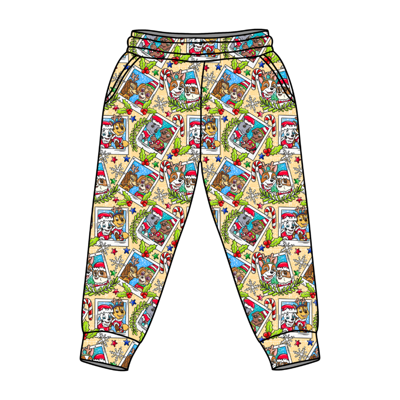Paws & Claus Tyler Joggers - Knit - Pre Order - Christmas Special