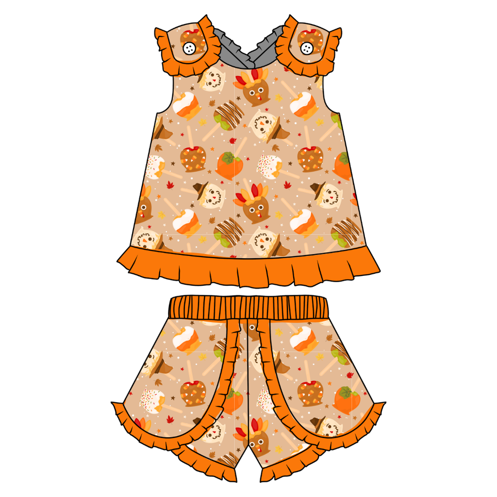 Harvest Candy - Evie Tulip Short Set Knit - PRE ORDER