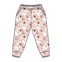 Jolly Snowman - Pink Tyler Joggers - Knit - Pre Order - Christmas Special