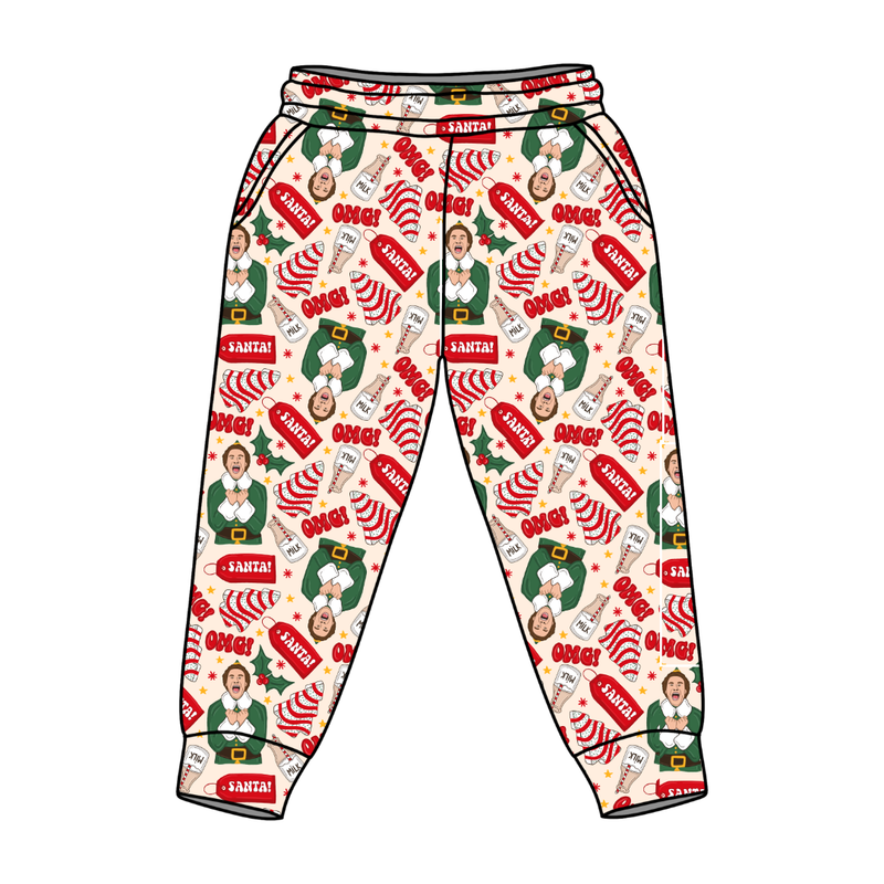 World's Best Elf Tyler Joggers - Knit - Pre Order - Christmas Special