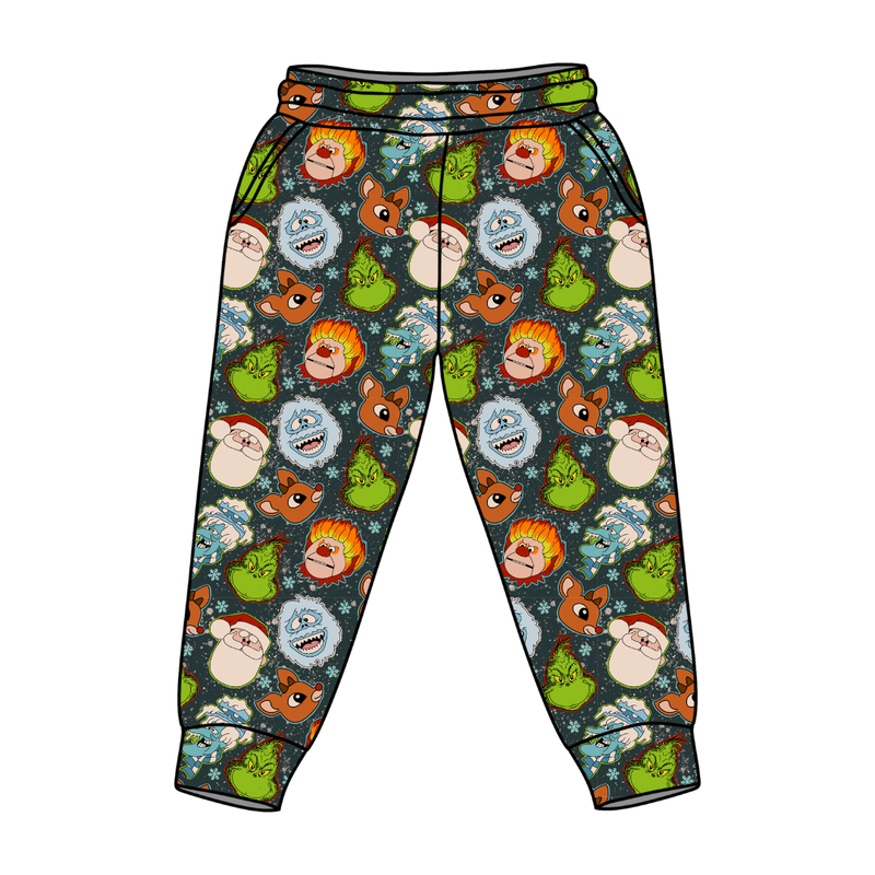 Classic Christmas Mischief Tyler Joggers - Knit - Pre Order - Christmas Special