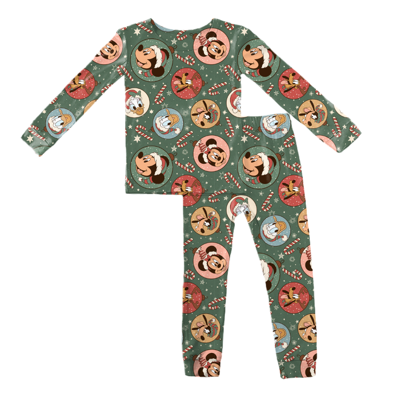 Main St Magic Slumber Long Sleeve Pajama Pants Set - Bamboo - Pre Order - Christmas Special