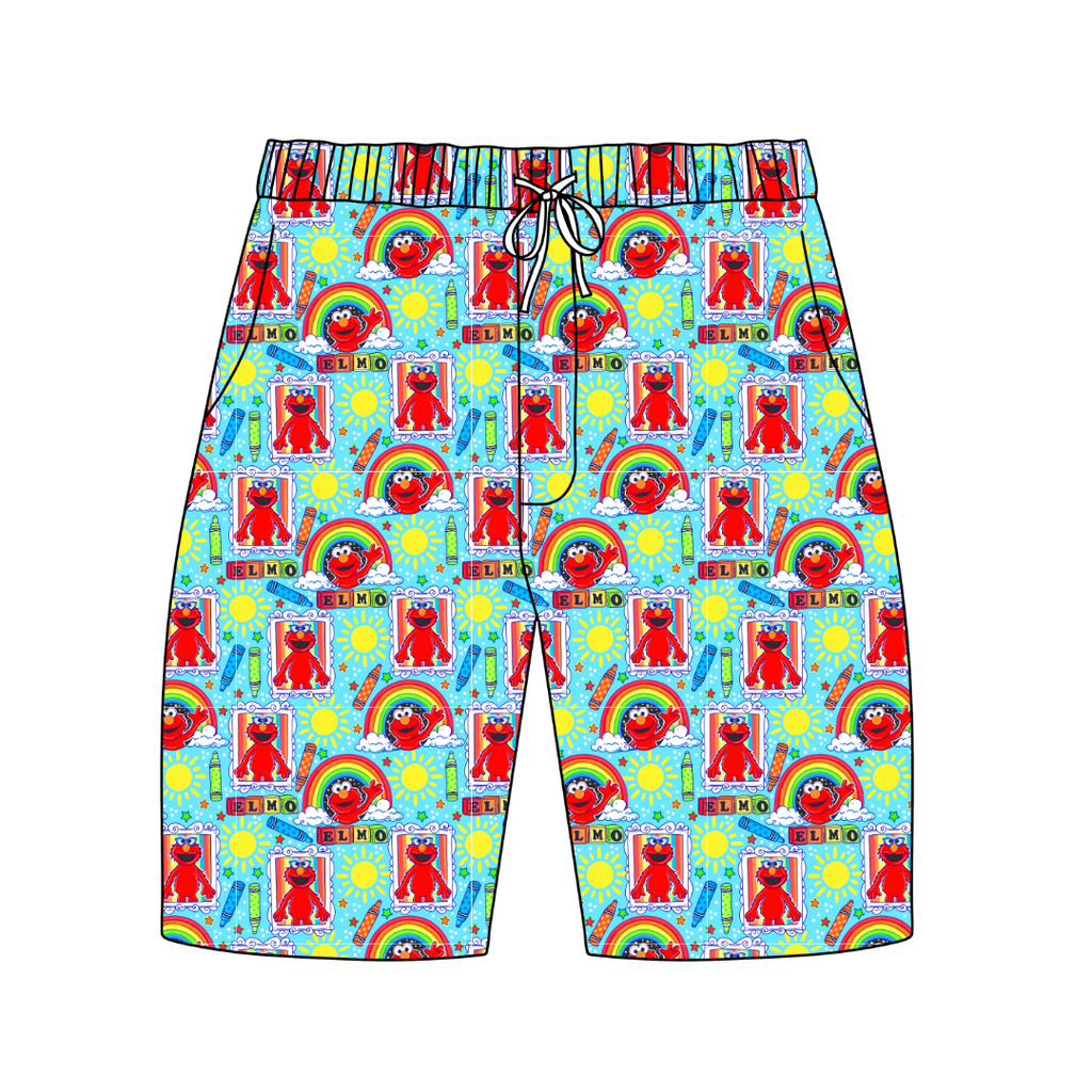 Learning is fun!? Chill Extended Length Adult Pajama Bamboo Shorts - Pre Order