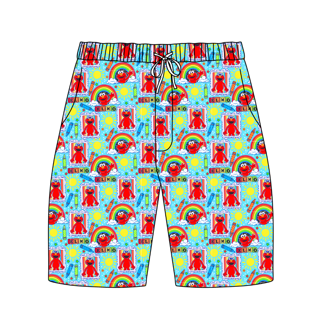 Learning is fun!? Chill Extended Length Adult Pajama Bamboo Shorts - Pre Order