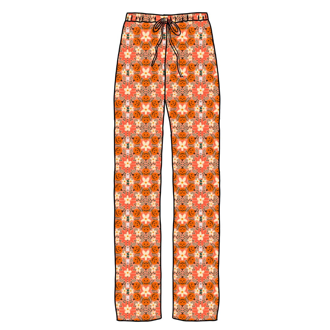Boho Boo Patch Cosmic Adult Bamboo Pants - Pre Order