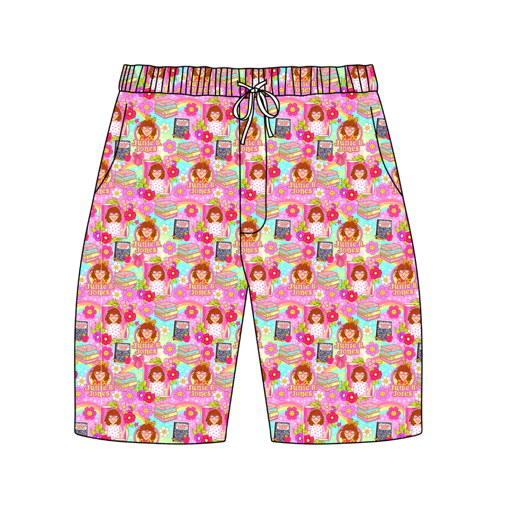 B is for Chill Extended Length Adult Pajama Bamboo Shorts - Pre Order