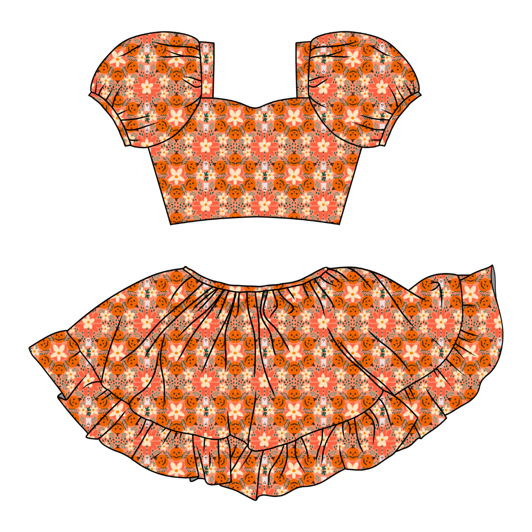 Boho Boo Patch - Starlet Skirt Set Knit - PRE ORDER