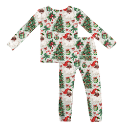 Evergreen Dreams Slumber Long Sleeve Pajama Pants Set - Bamboo - Pre Order - Christmas Special