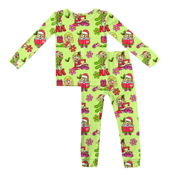 Merry Girl Era Slumber Long Sleeve Pajama Pants Set - Bamboo - Pre Order - Christmas Special