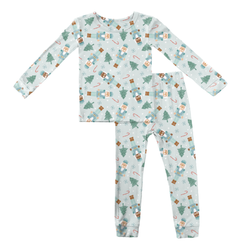 Christmas Kingdom Slumber Long Sleeve Pajama Pants Set - Bamboo - Pre Order - Christmas Special