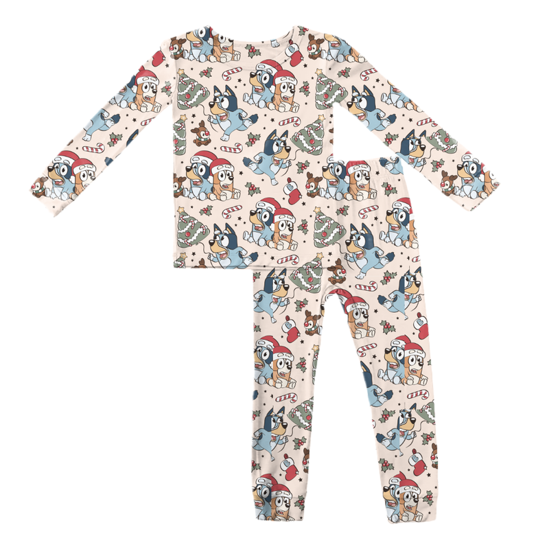 Heeler Holiday Slumber Long Sleeve Pajama Pants Set - Knit - Pre Order - Christmas Special