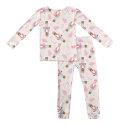 Sugarplum Slumber Long Sleeve Pajama Pants Set - Bamboo - Pre Order - Christmas Special