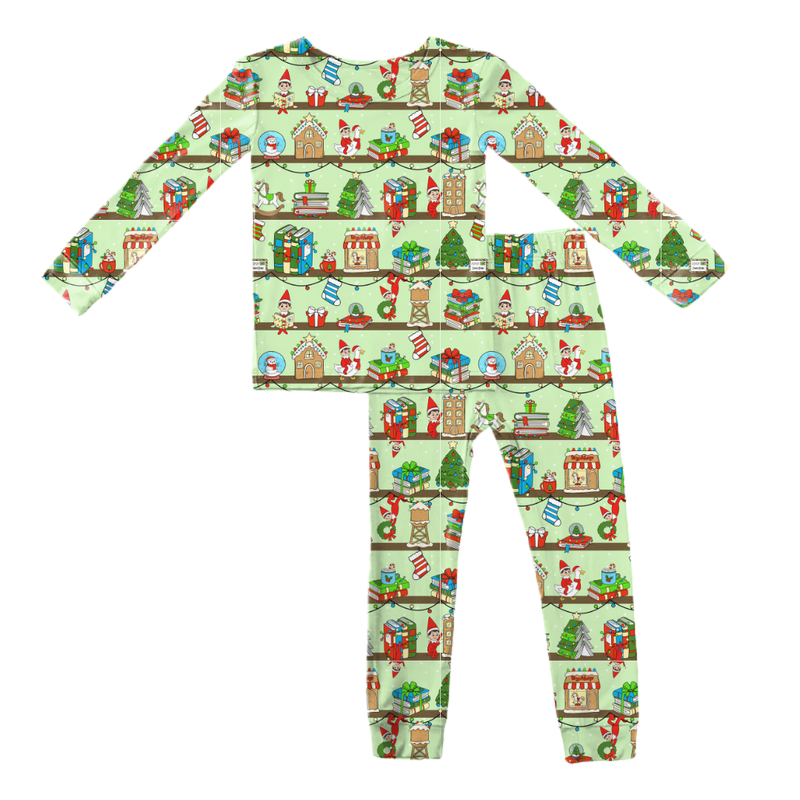 Holiday Hide & Seek Slumber Long Sleeve Pajama Pants Set - Bamboo - Pre Order - Christmas Special