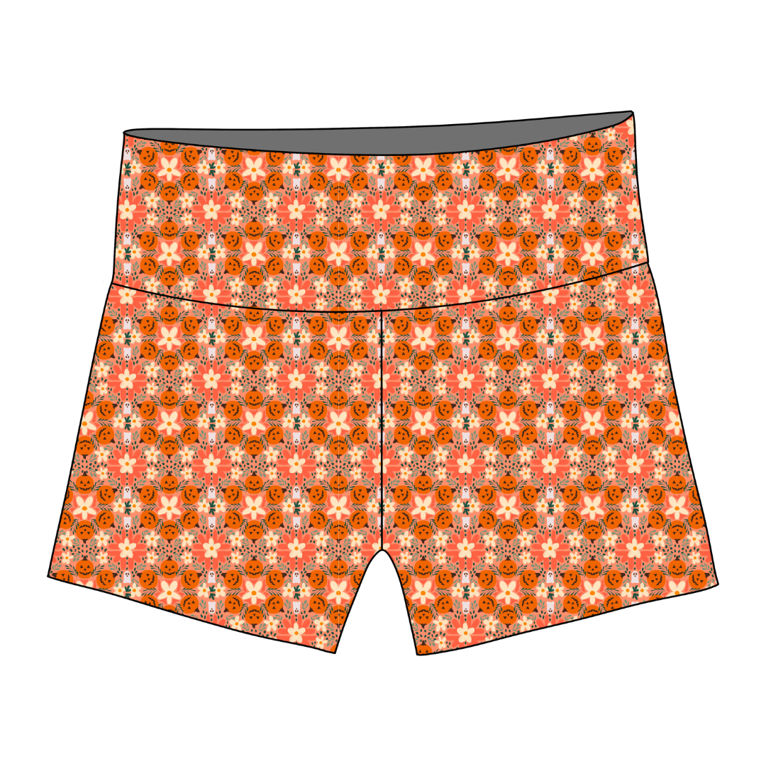Boho Boo Patch - Nola Biker Shorts Knit - PRE ORDER