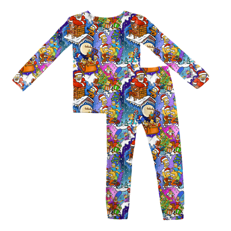 D oh Holy Night Slumber Long Sleeve Pajama Pants Set - Knit - Pre Order - Christmas Special