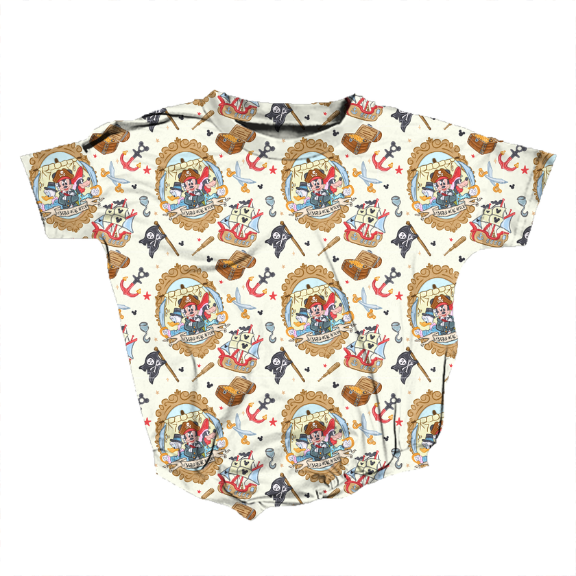 Ahoy, Matey! Bubbly Short Sleeve Bubble Knit - PRE ORDER