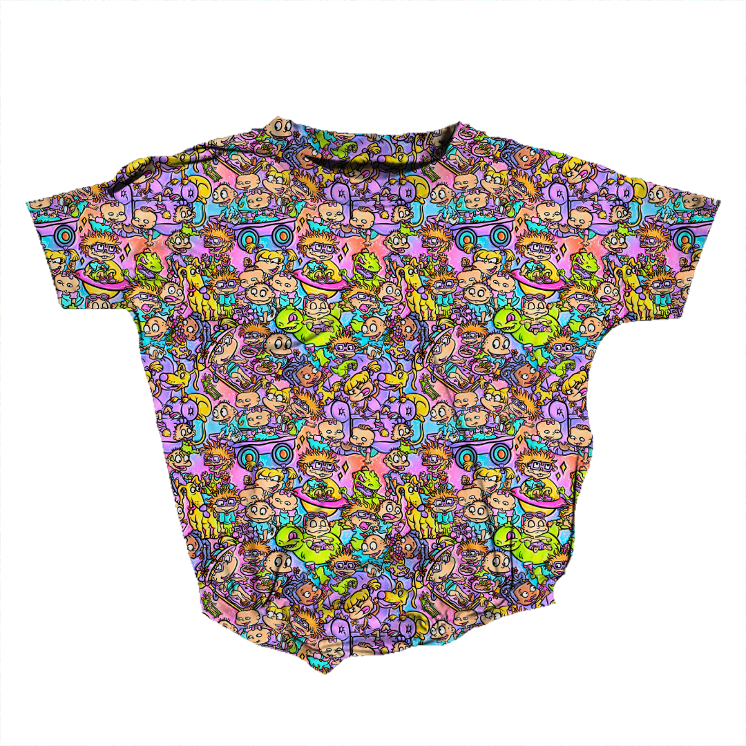 90's Playdate Opal Short Sleeve Bubble Bamboo - PRE ORDER