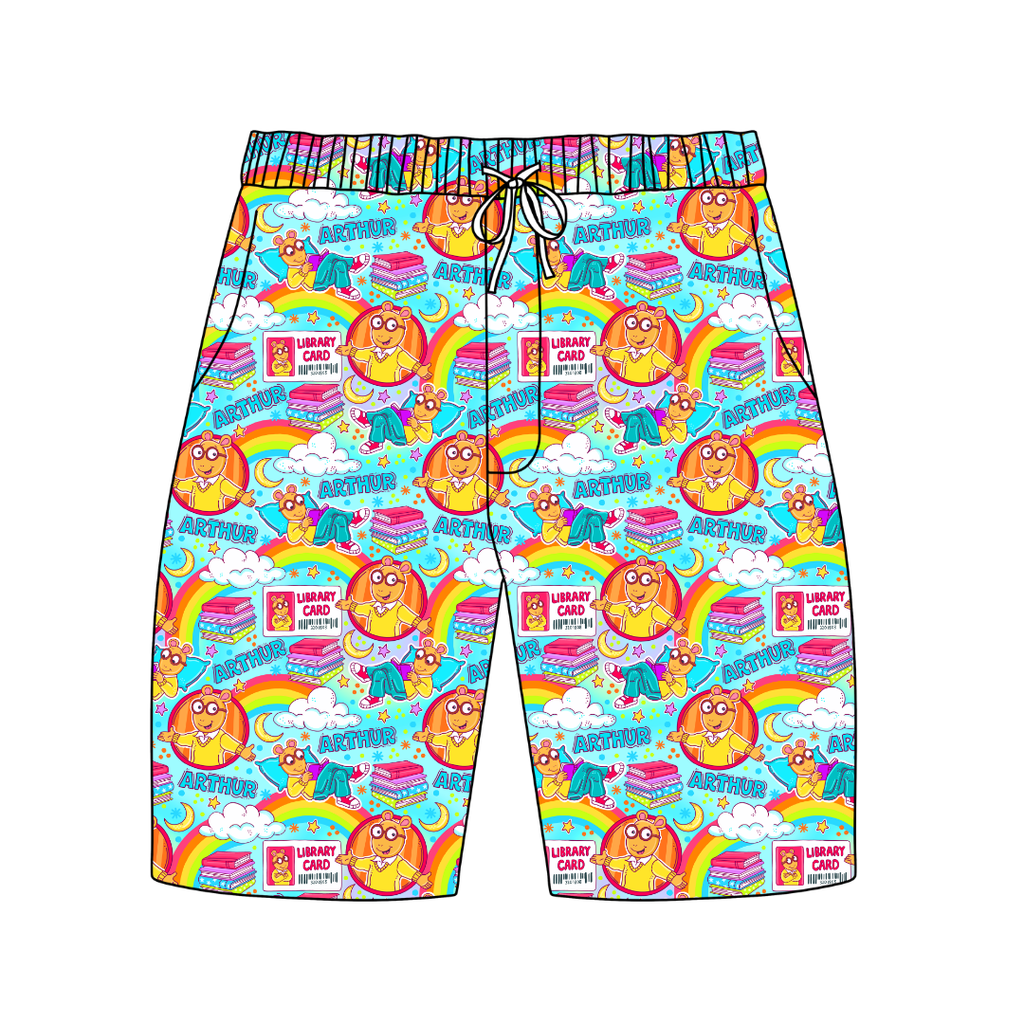 Arth Chill Extended Length Adult Pajama Bamboo Shorts - Pre Order