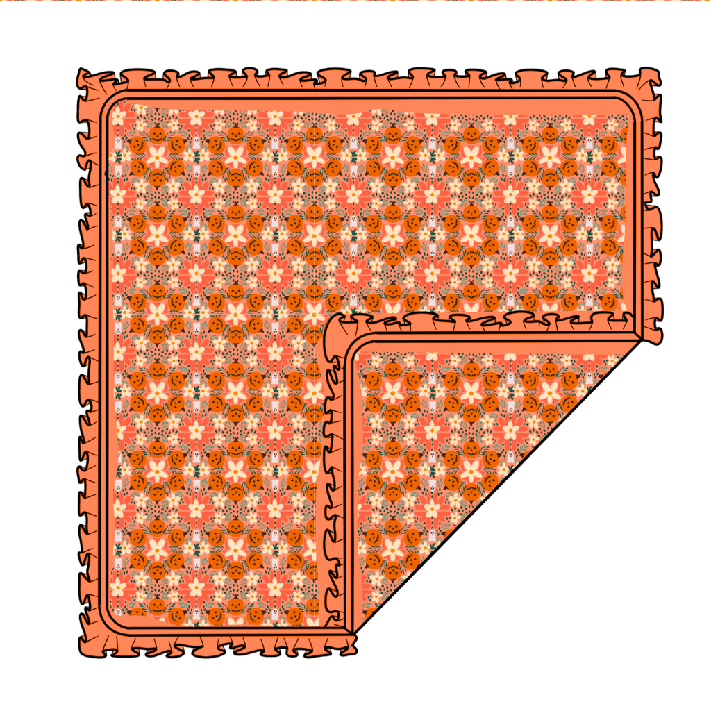 Boho Boo Patch Cloud Nine Oversized Blanket Bamboo - PRE ORDER