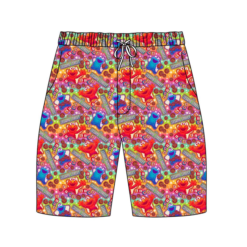 Sunny Days Chill Extended Length Adult Pajama Bamboo Shorts - Pre Order