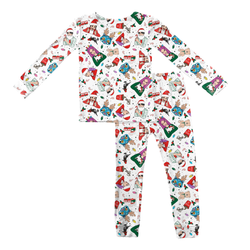 Holiday Harmony Slumber Long Sleeve Pajama Pants Set - Bamboo - Pre Order - Christmas Special