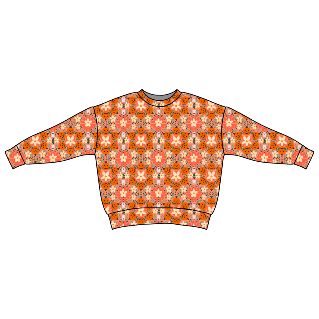 Boho Boo Patch Zayn Oversized Pullover - PRE ORDER