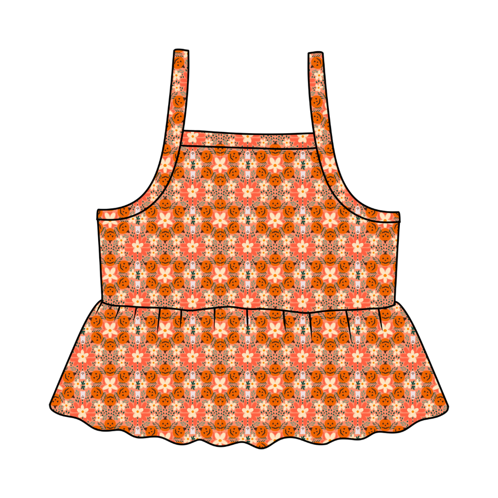 Boho Boo Patch - Tootsie Peplum Tank Knit - PRE ORDER