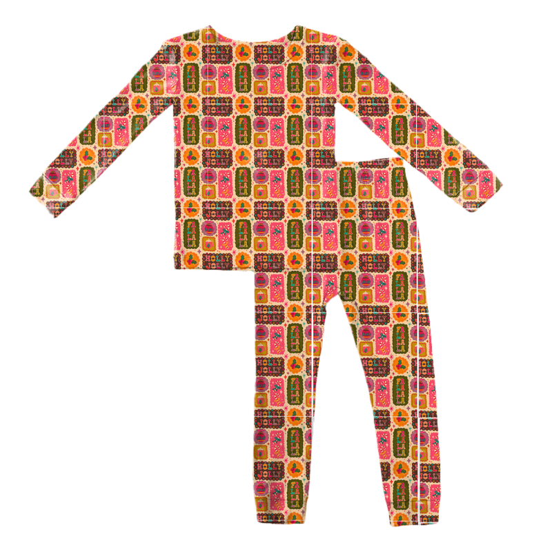 Holly Jolly Holiday Slumber Long Sleeve Pajama Pants Set - Knit - Pre Order - Christmas Special