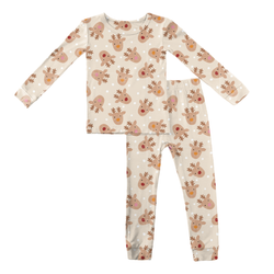 Reindeer Games Slumber Long Sleeve Pajama Pants Set - Bamboo - Pre Order - Christmas Special