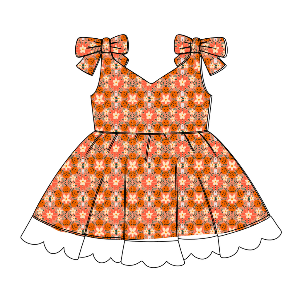 Boho Boo Patch - Zoe Twirl Party Dress - PRE ORDER