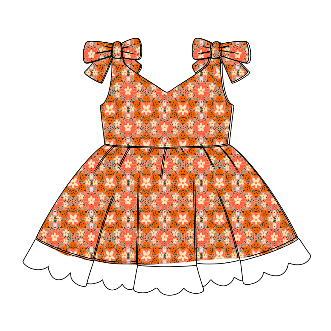 Boho Boo Patch - Zoe Twirl Party Dress - PRE ORDER