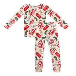 Tree Cakes Slumber Long Sleeve Pajama Pants Set - Bamboo - Pre Order - Christmas Special
