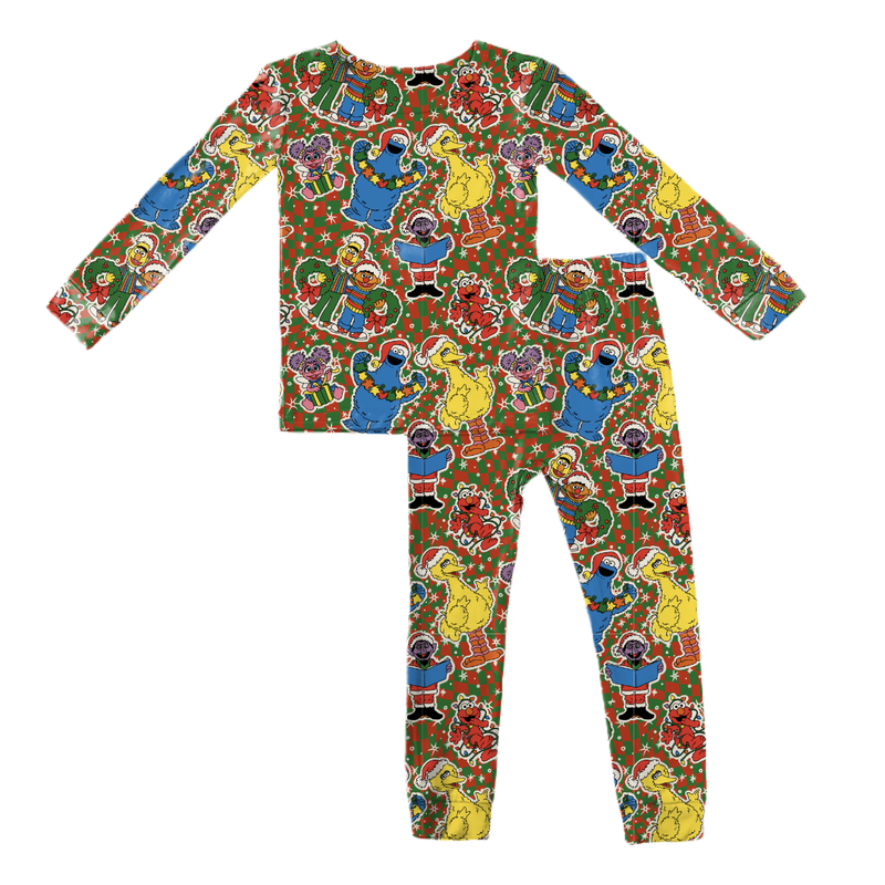 Merry Street Friends Slumber Long Sleeve Pajama Pants Set - Knit - Pre Order - Christmas Special
