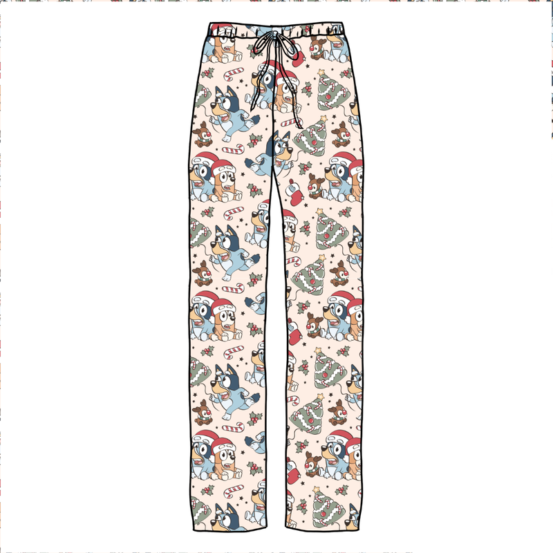 Heeler Holiday Cosmic Adult Relaxed Pants- Bamboo - Pre Order - Christmas Special