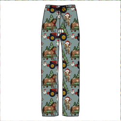 Farmhouse Christmas Cosmic Adult Relaxed Pants- Bamboo - Pre Order - Christmas Special