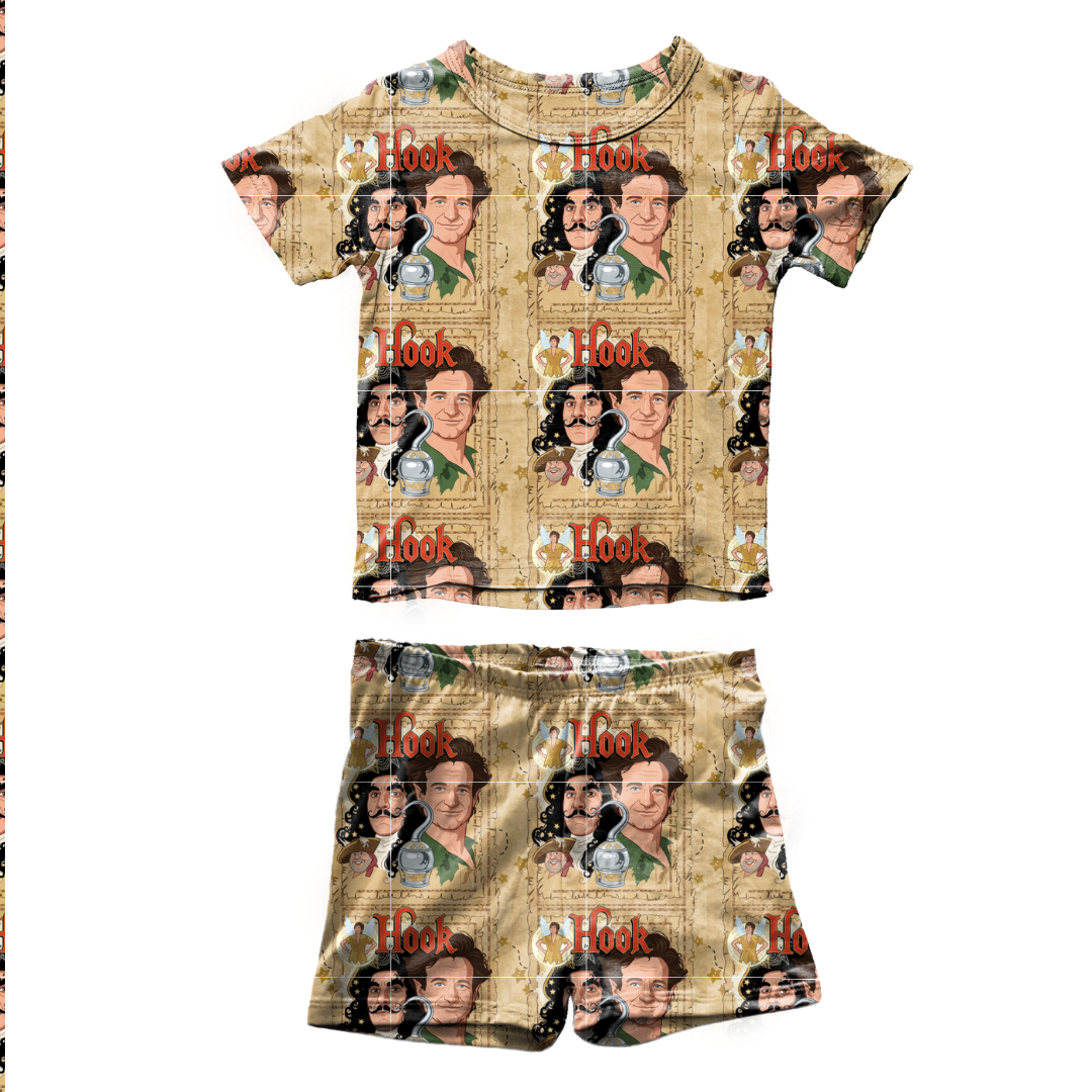Never Grow Up Fawn Short Sleeve Short Set Bamboo - PRE ORDER
