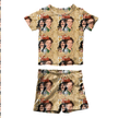 Never Grow Up Fawn Short Sleeve Short Set Bamboo - PRE ORDER
