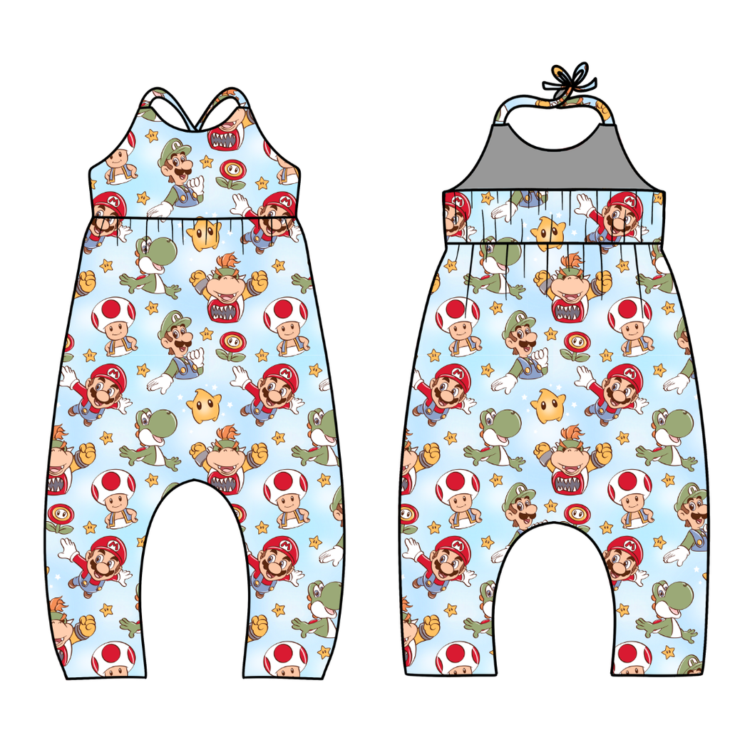 Dino Might - Brielle Halter Jumpsuit Knit - PRE ORDER