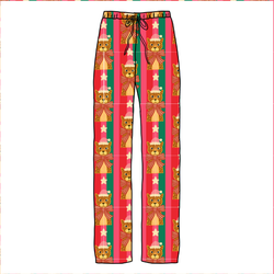 Festive & Fierce Cosmic Adult Relaxed Pants- Bamboo - Pre Order - Christmas Special