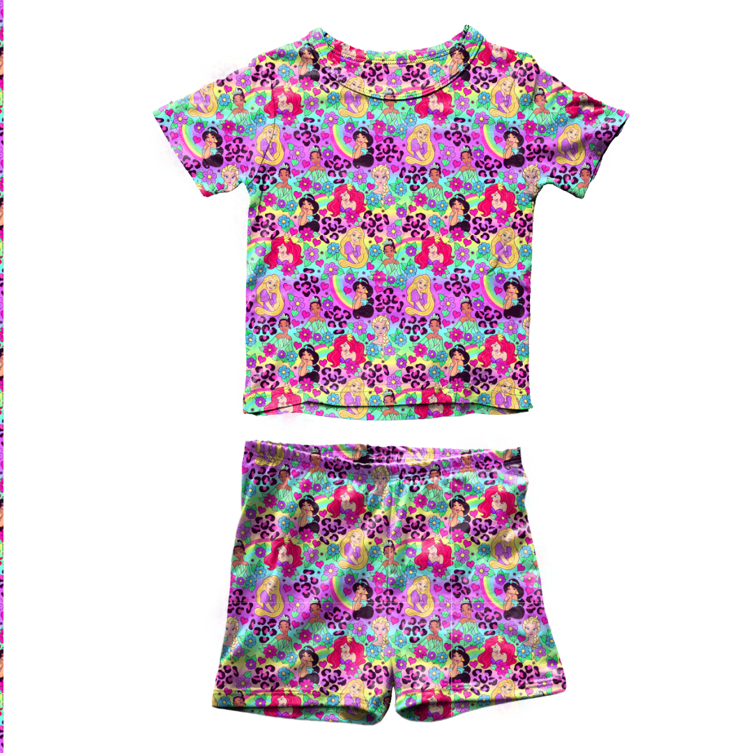 Dream Girl Era Fawn Short Sleeve Short Set Bamboo - PRE ORDER