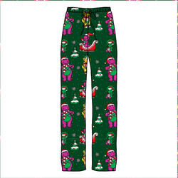 Dino Days of Christmas Cosmic Adult Relaxed Pants- Bamboo - Pre Order - Christmas Special
