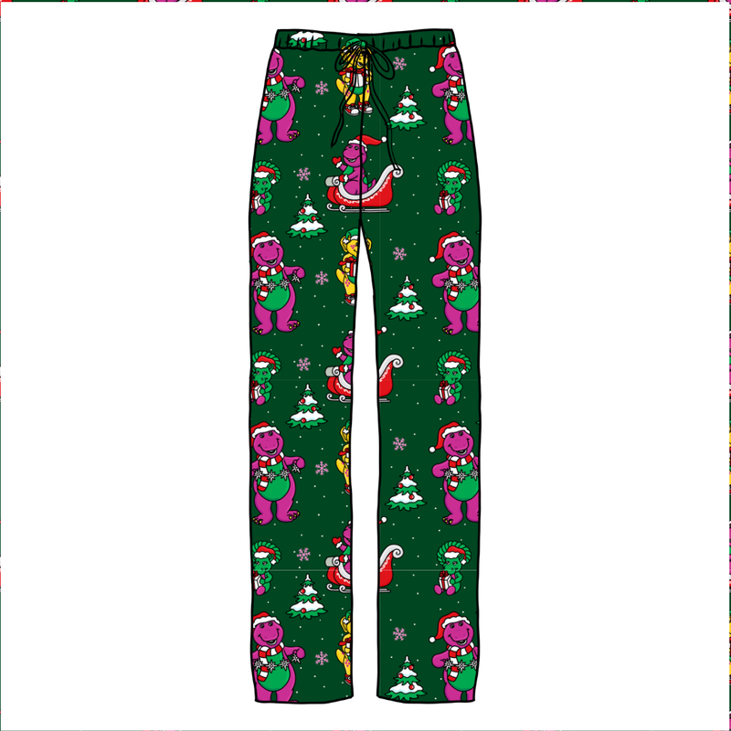 Dino Days of Christmas Cosmic Adult Relaxed Pants- Knit - Pre Order - Christmas Special