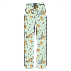 Woodland Christmas Wishes Cosmic Adult Relaxed Pants- Bamboo - Pre Order - Christmas Special