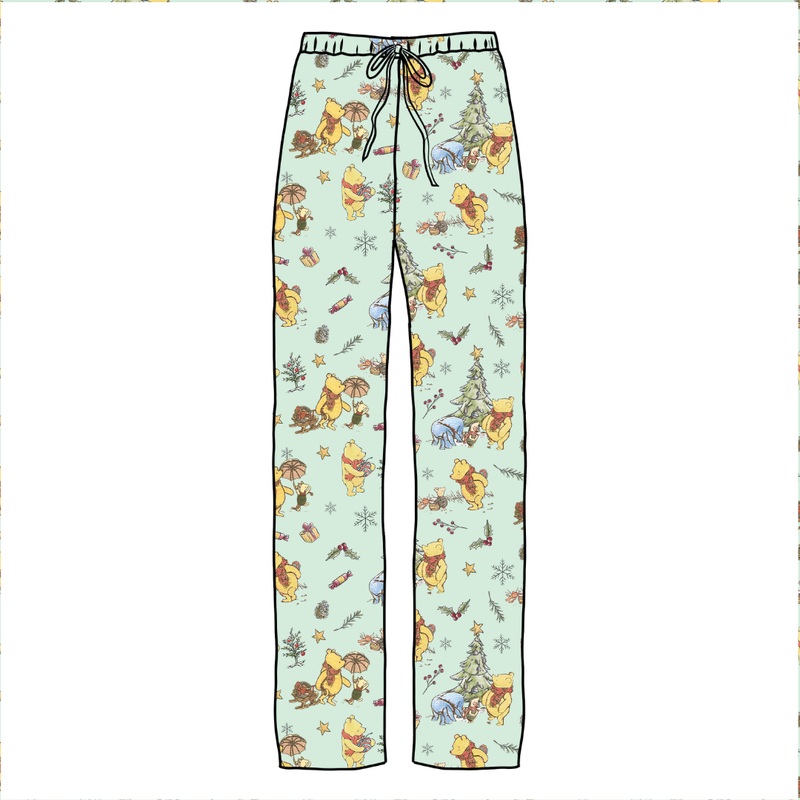Woodland Christmas Wishes Cosmic Adult Relaxed Pants- Bamboo - Pre Order - Christmas Special