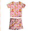 Fancy Schmancy Fawn Short Sleeve Short Set Bamboo - PRE ORDER