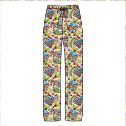 Paws & Claus Cosmic Adult Relaxed Pants- Bamboo - Pre Order - Christmas Special