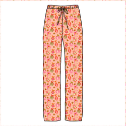 Bubblegum Bells Cosmic Adult Relaxed Pants- Bamboo - Pre Order - Christmas Special